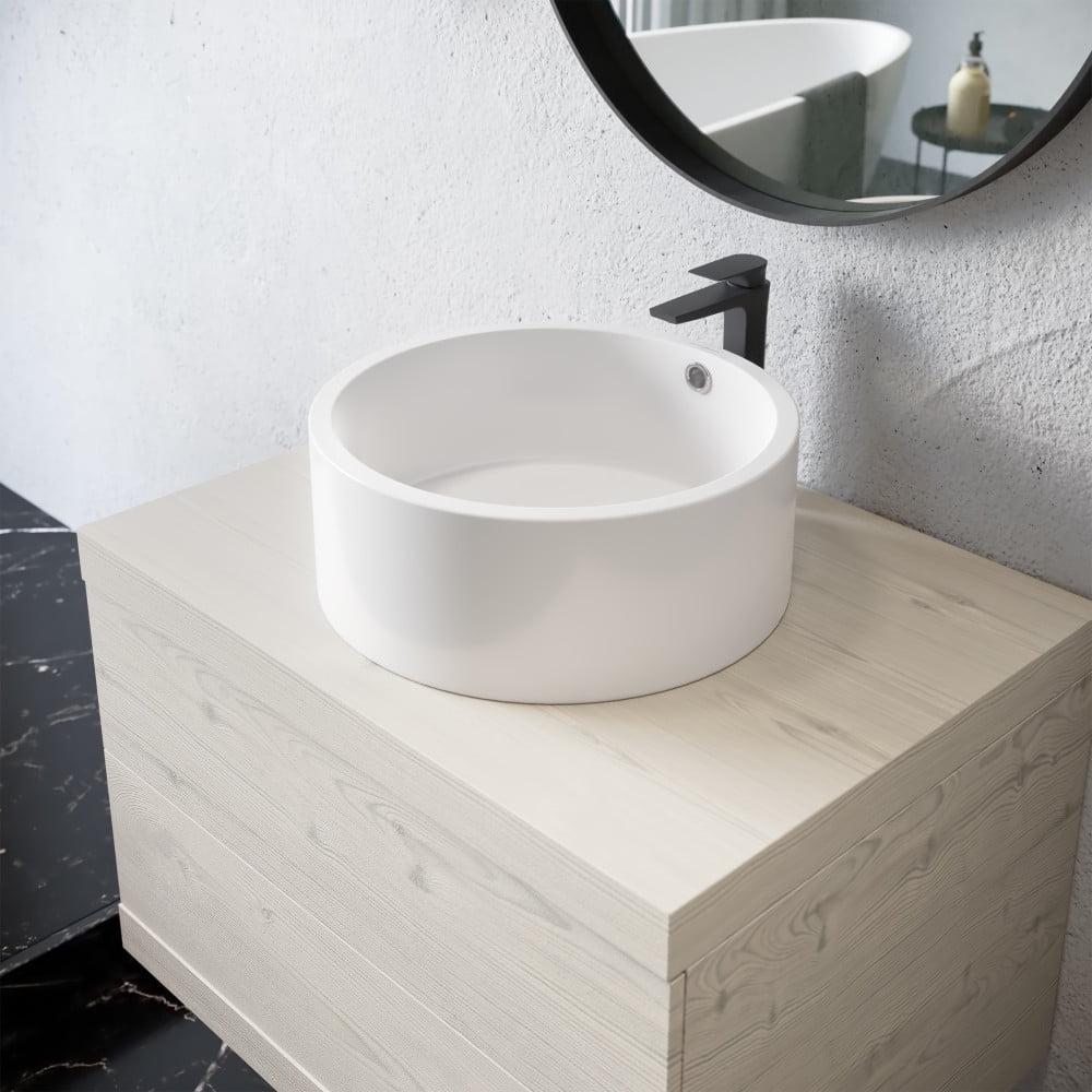 Monaco Round Ceramic Bathroom Vessel Sink