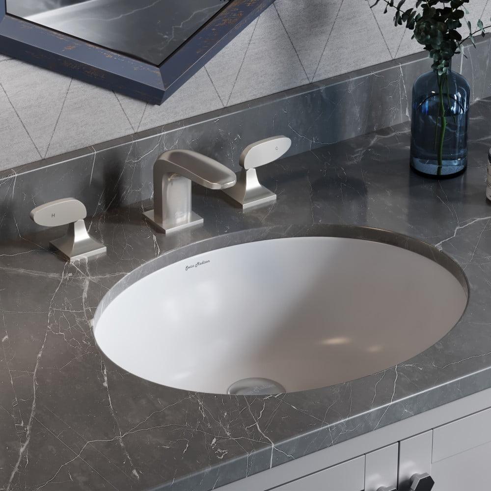 Monaco 19 Oval Under-Mount Bathroom Sink