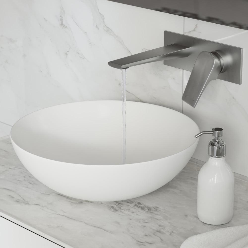 Monaco Single-Handle, Wall-Mount, Bathroom Faucet