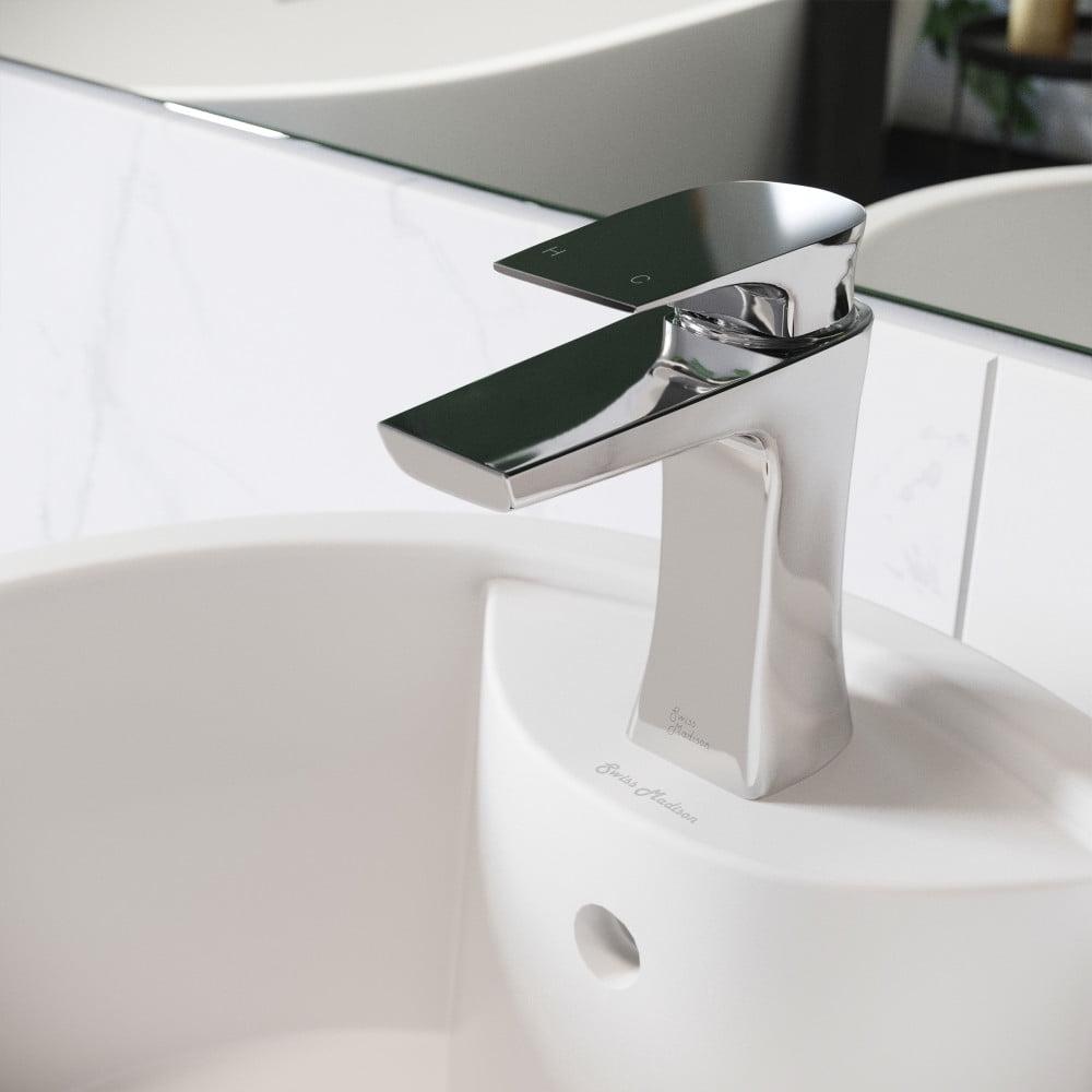 Monaco Chrome Single-Handle Bathroom Faucet