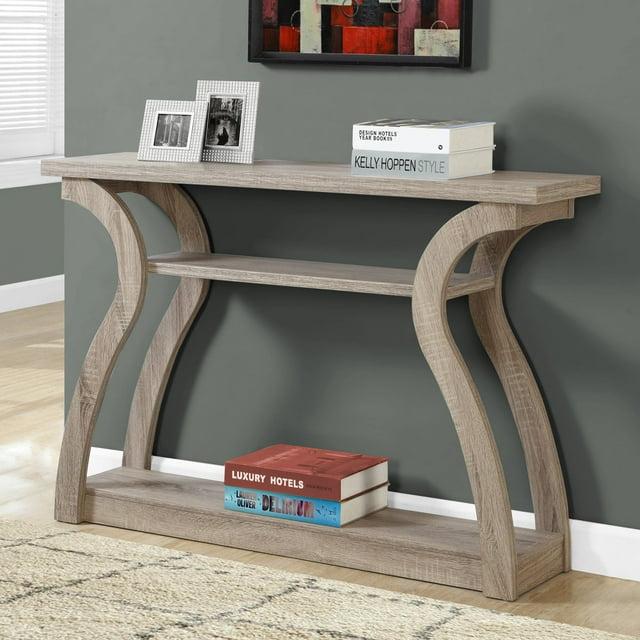 Monarch Specialties Accent Table, Console, Entryway, Narrow, Sofa, Bedroom, Brown Laminate