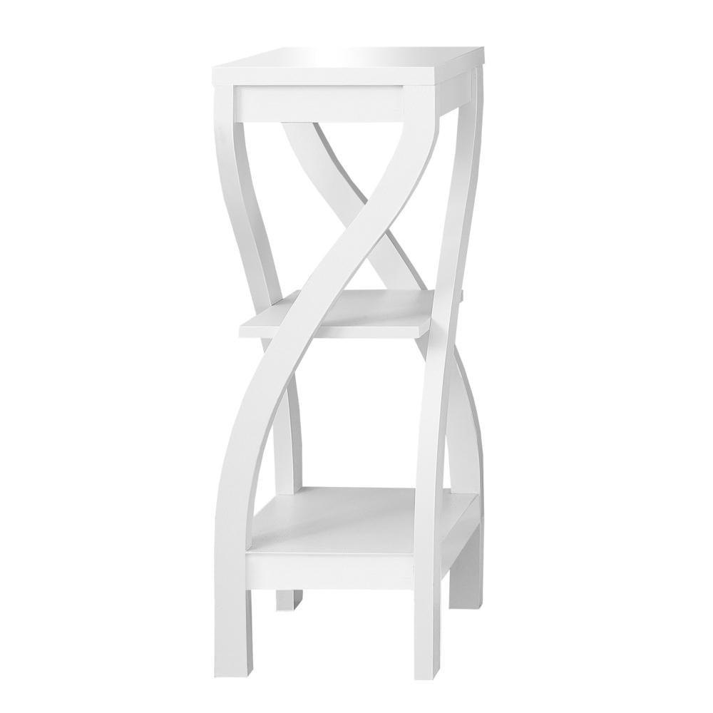 End Table White - EveryRoom: Rectangle Accent Table for Living Room, Adult Assembly, MDF Composite