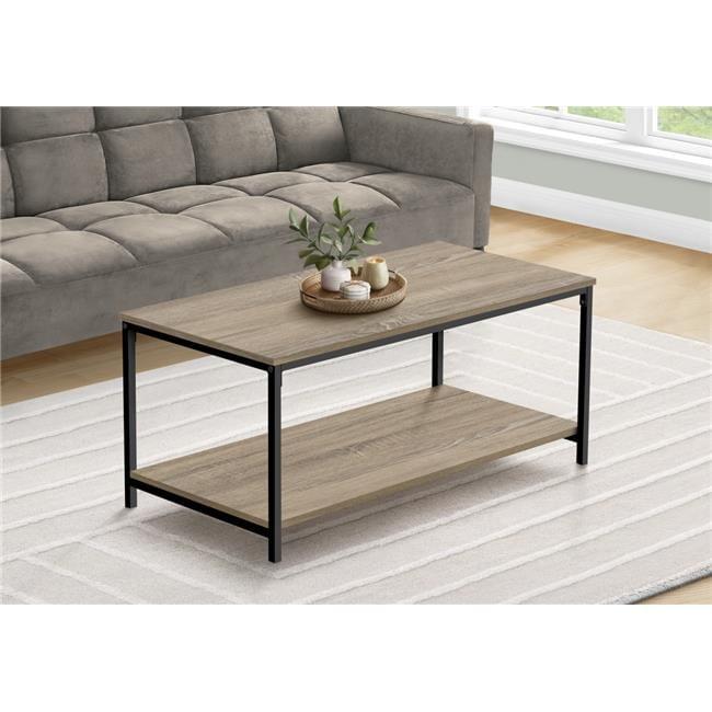 Monarch Specialties Coffee Table, Accent, Cocktail, Rectangular, Living Room, 40"L, Brown Laminate