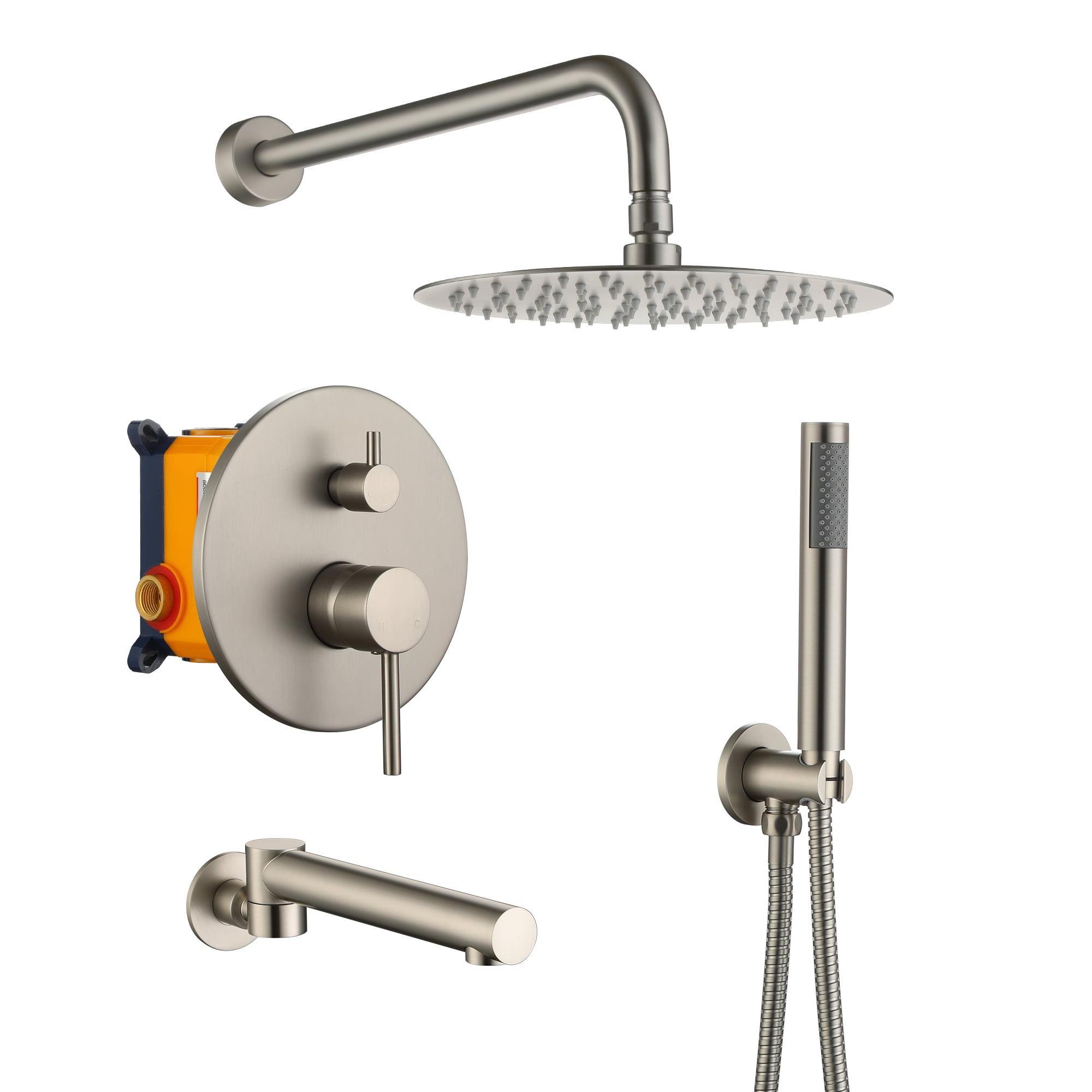 Calder Dual Function Complete Shower System with Rough in-Valve