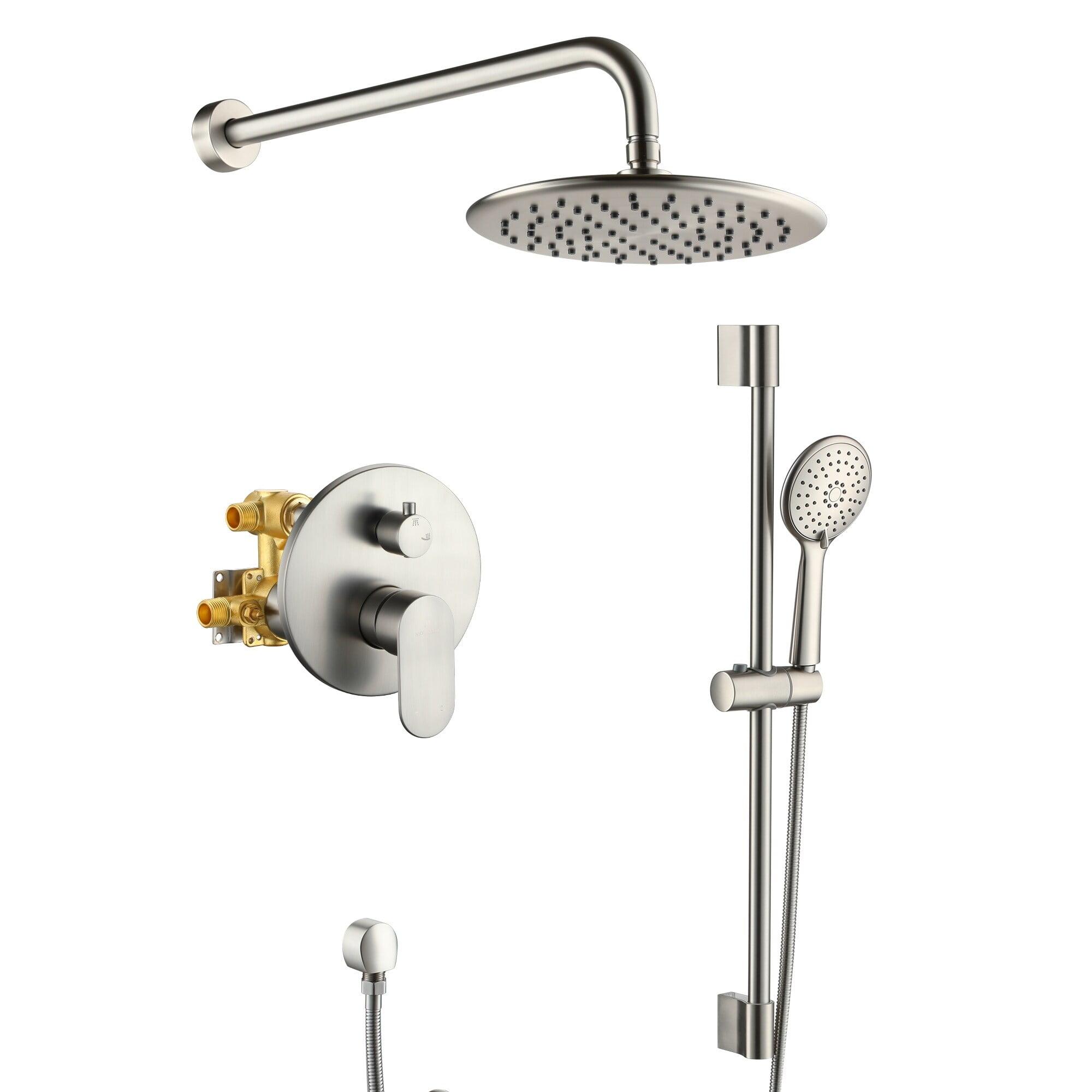 Calliope Wall Mounted 2-Function Retro Pressure-Balanced Shower System with 3 Setting Handheld