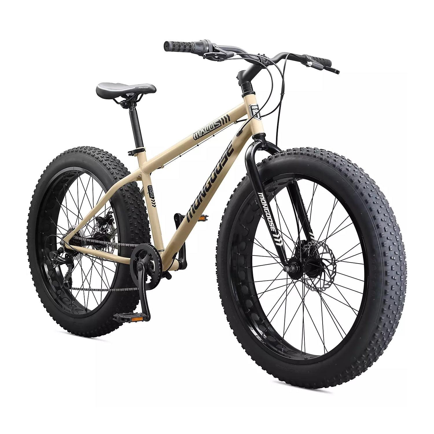 Mongoose Malus Fat Tire 26" Mountain Bike - Tan