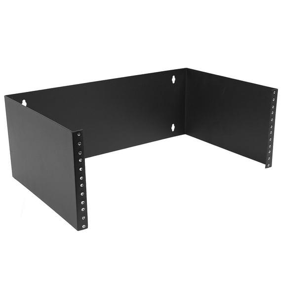 Monoprice 4U Wall Mount Rack, 19-inch Bracket for Patch Panels, Network Switches, Servers, and IT Equipment, 7in x 19in