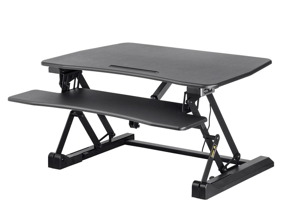 Monoprice Black Electric Height Adjustable Standing Desk Converter