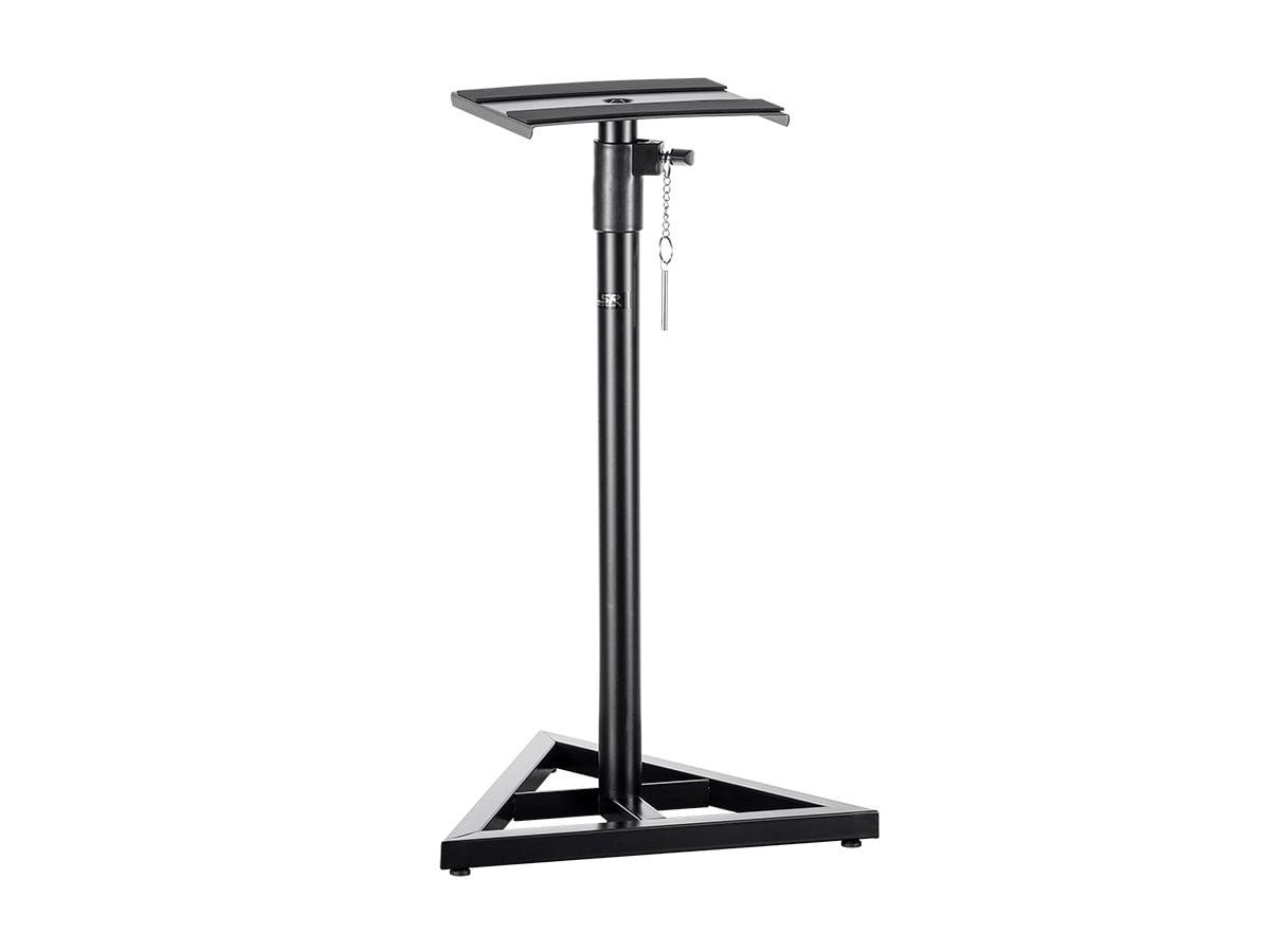 Monoprice Studio Monitor Speaker Stands (Pair) 130 lbs. Weight Capacity, Adjustable Height From 27in-45in - Stage Right Series