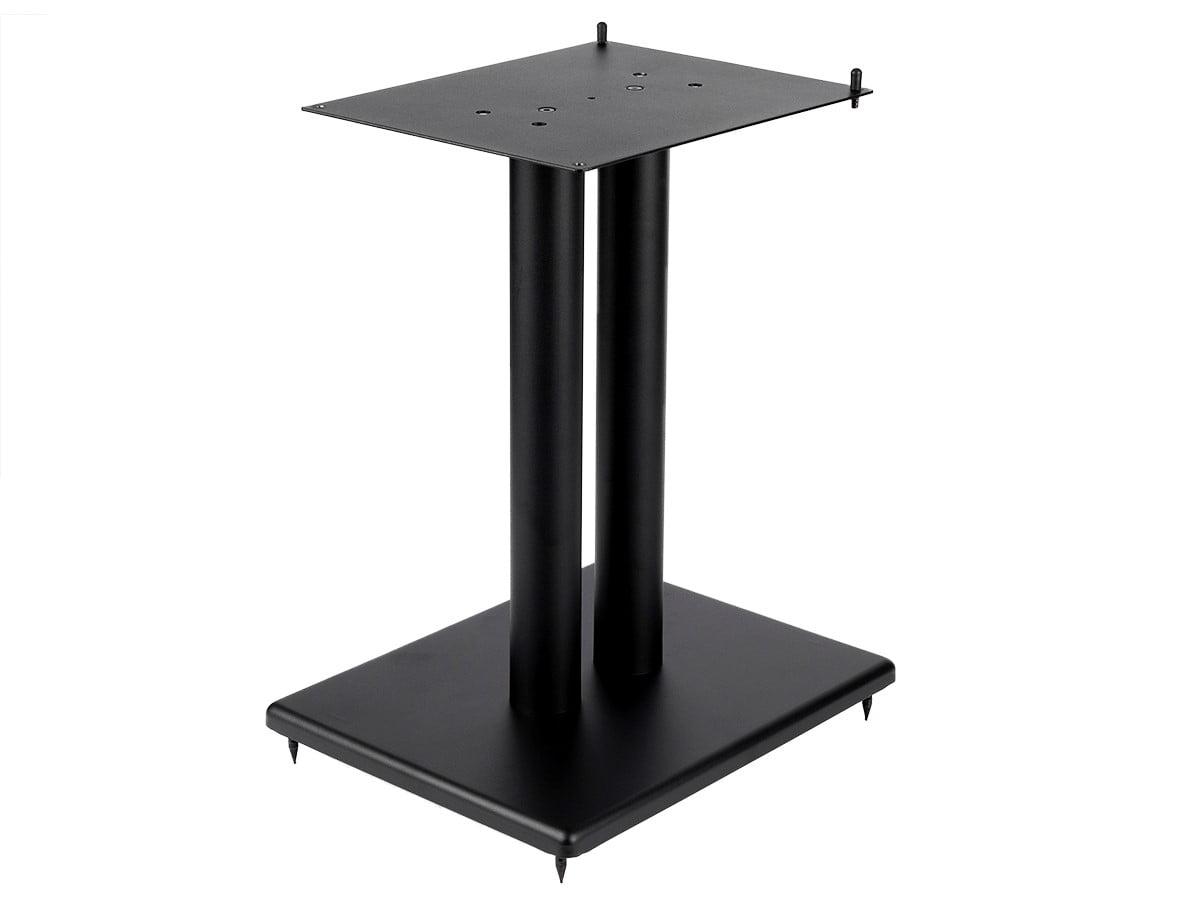 Monolith 18in Steel Speaker Stand with Adjustable Top Plate (Each) Hold Speakers Weighing Up To 75 Pounds, Perfect For Center or Bookshelf Speakers