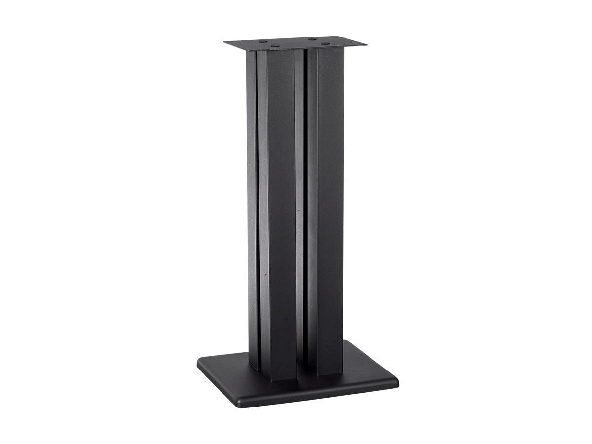 Monolith 24 Inch Speaker Stand (Each) - Black | Supports 75 lbs, Adjustable Spikes, Compatible With Bose, Polk, Sony, Yamaha, Pioneer and others