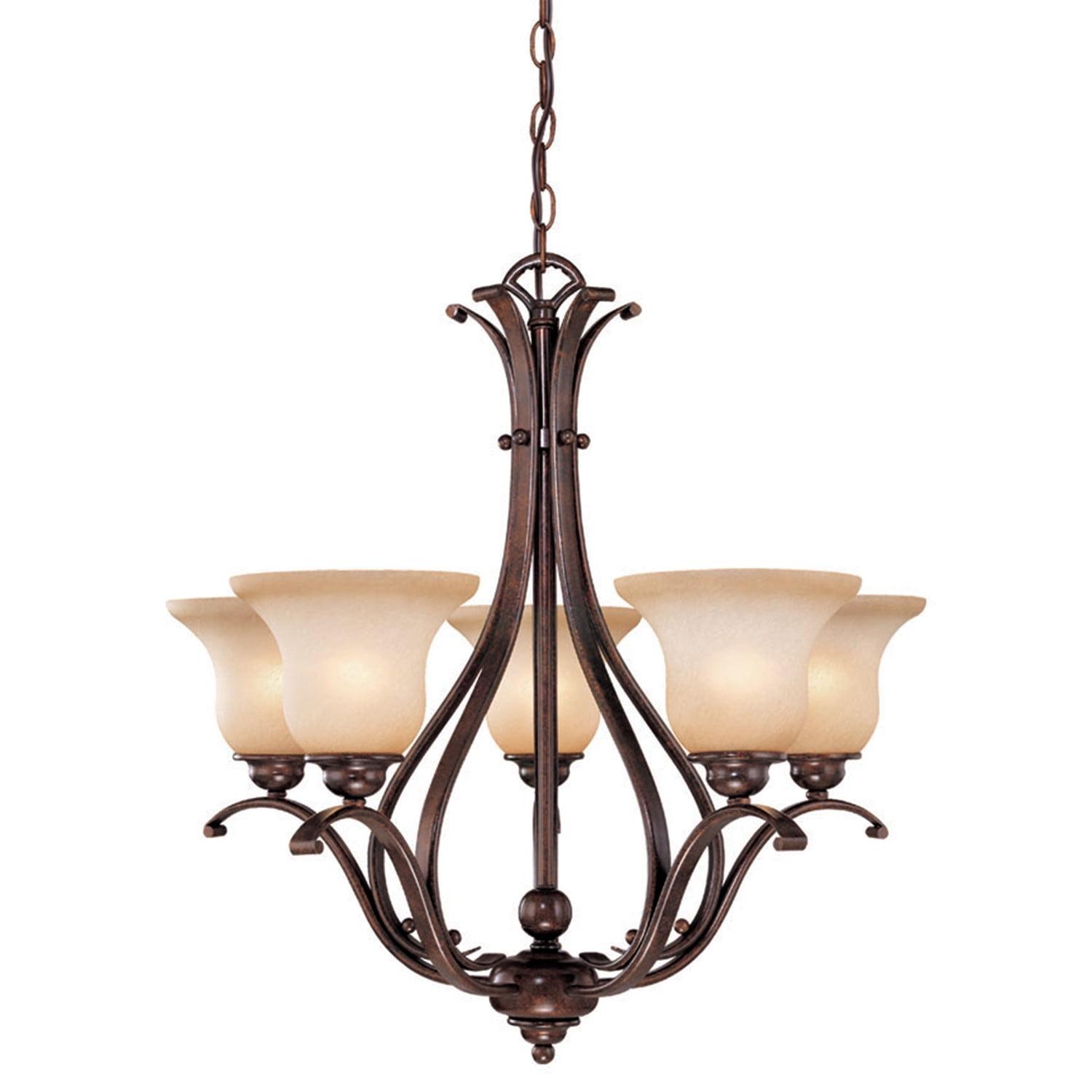 Vaxcel Monrovia 5 - Light Chandelier in  Royal Bronze