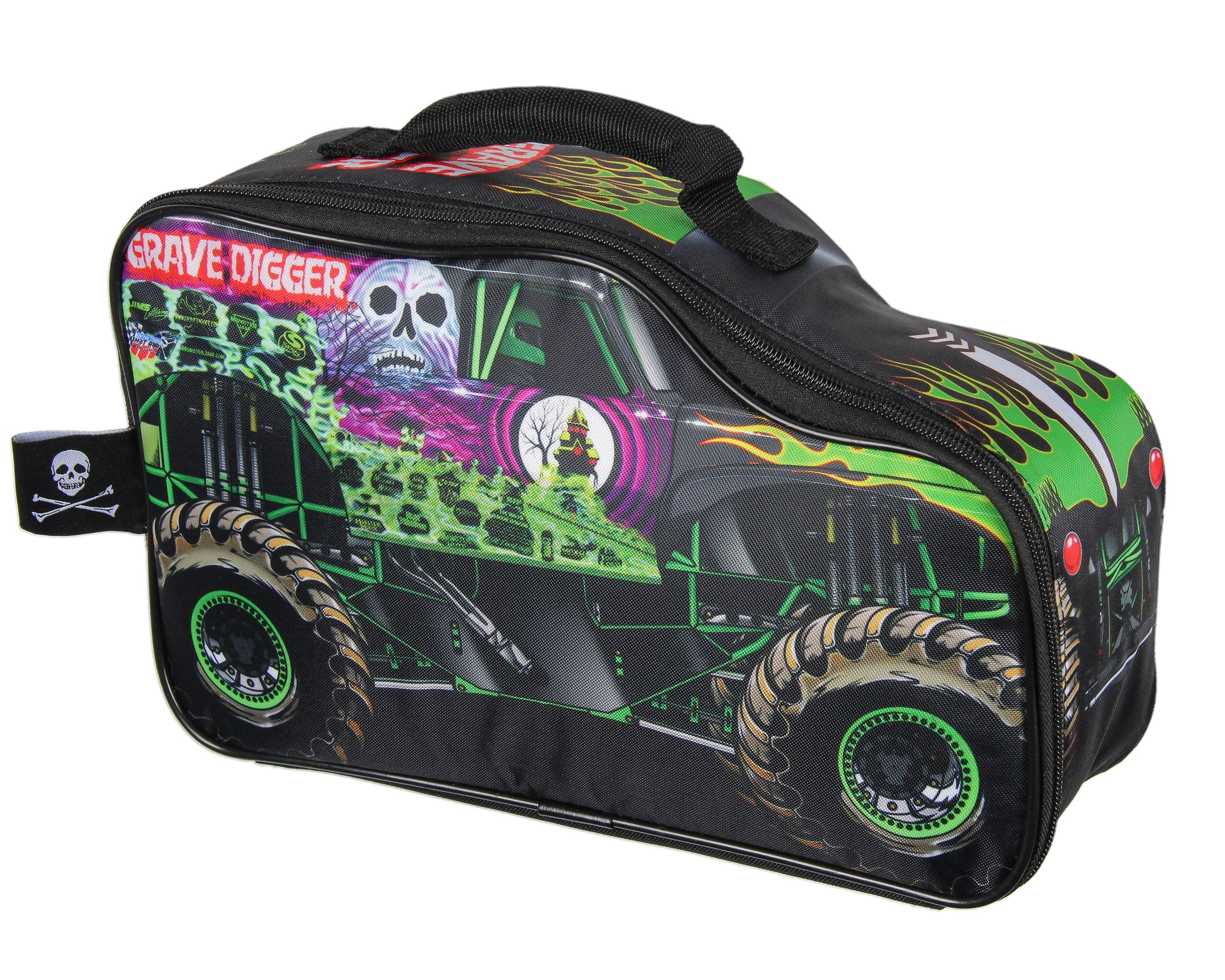Monster Jam Lunch Box Grave Digger Truck Shaped Insulated Big Lunch Bag for Work Travel