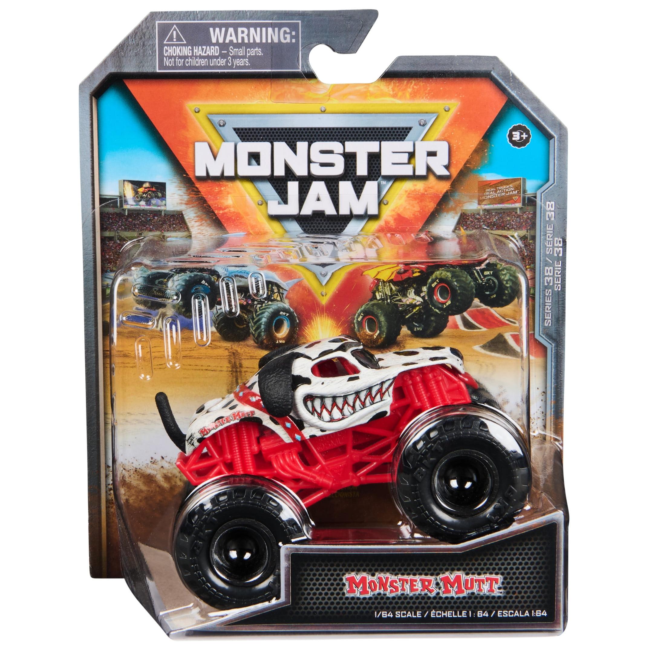 Monster Jam, Official Monster Mutt Dalmatian Truck, Die-Cast Vehicle, 1:64 Scale, Kids Toys for Boys Ages 3 and up