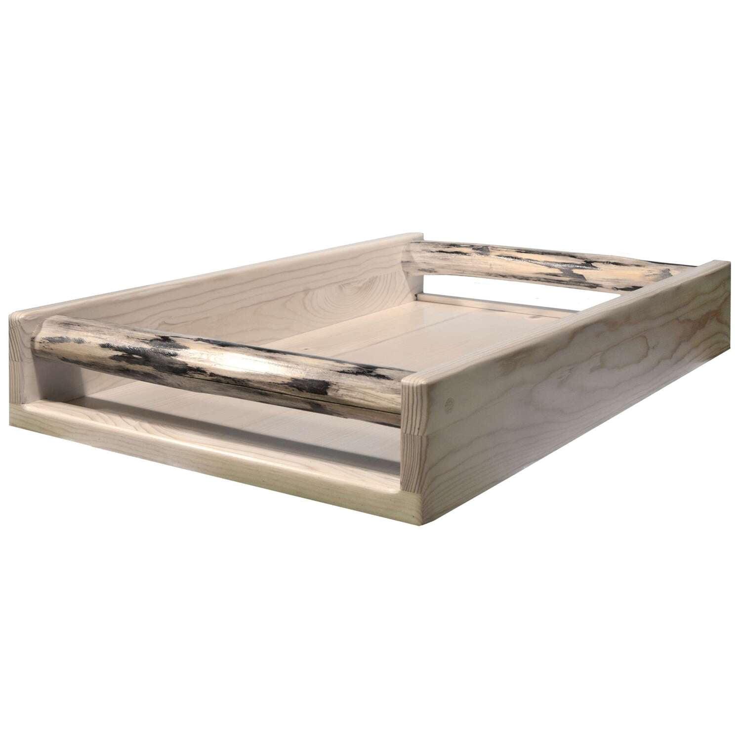 Montana Collection Serving Tray, Clear Lacquer Finish