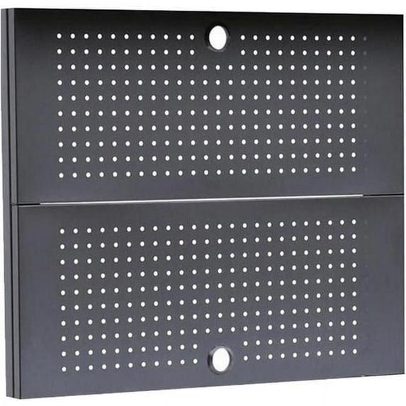 Montezuma Metal Pegboard Back Wall (with Posts) for Garage Organization Cabinets