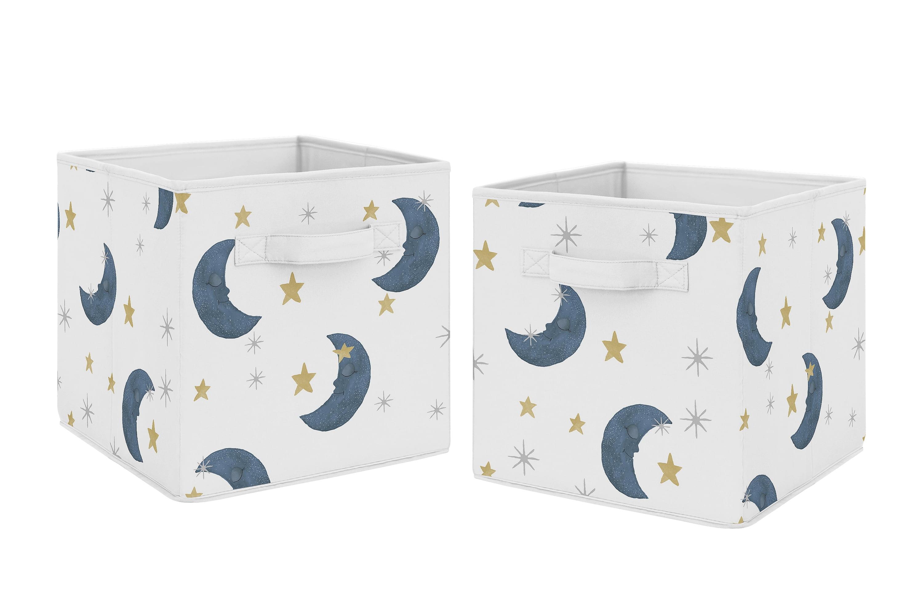 Moon And Stars Fabric Storage Bin By Sweet Jojo Designs