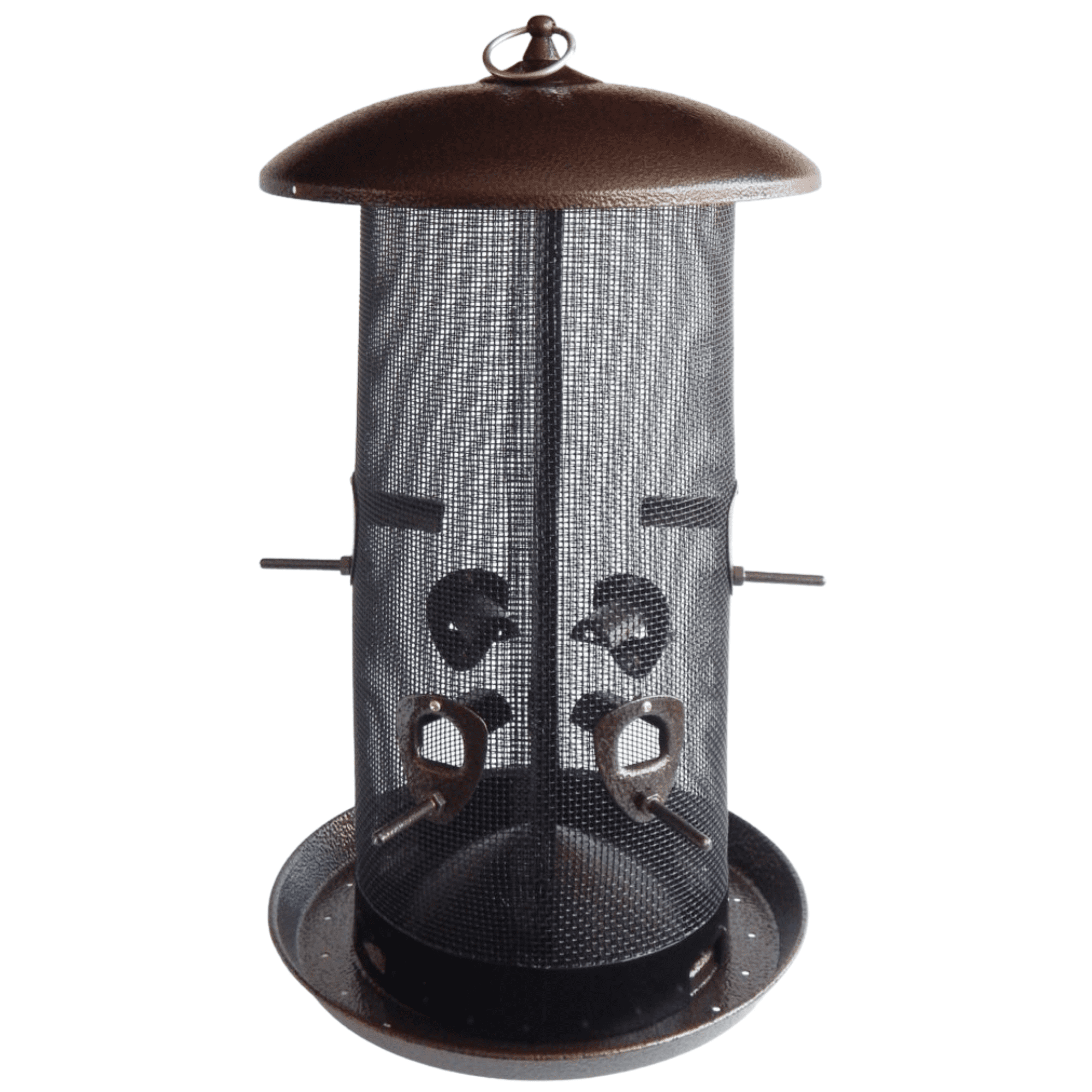 More Birds Hammered Copper Giant Combo Screen Feeder 10 Port - 8.4 Quart