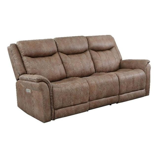 Morrison Power Recliner Sofa Camel - Steve Silver Co.