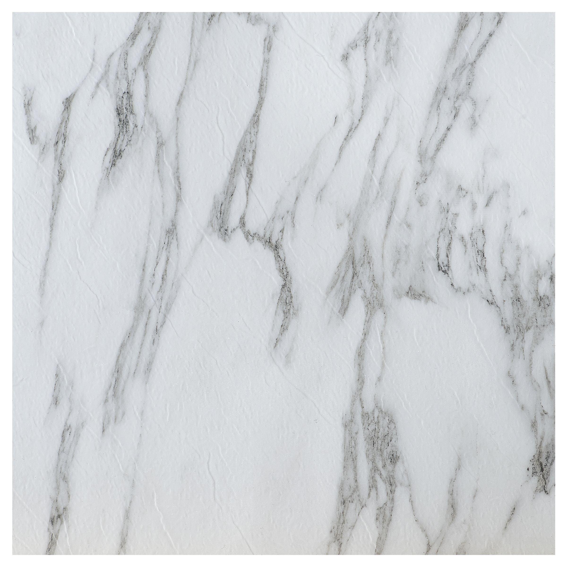 Bianco Marble 12x12 Self-Adhesive Vinyl Floor Tiles