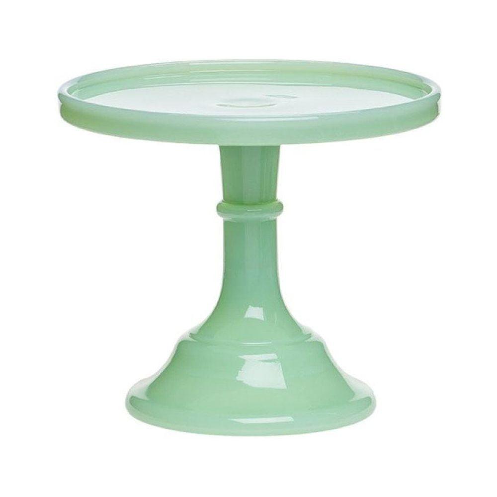 Mosser Glass 6" Cake Plate| Jade