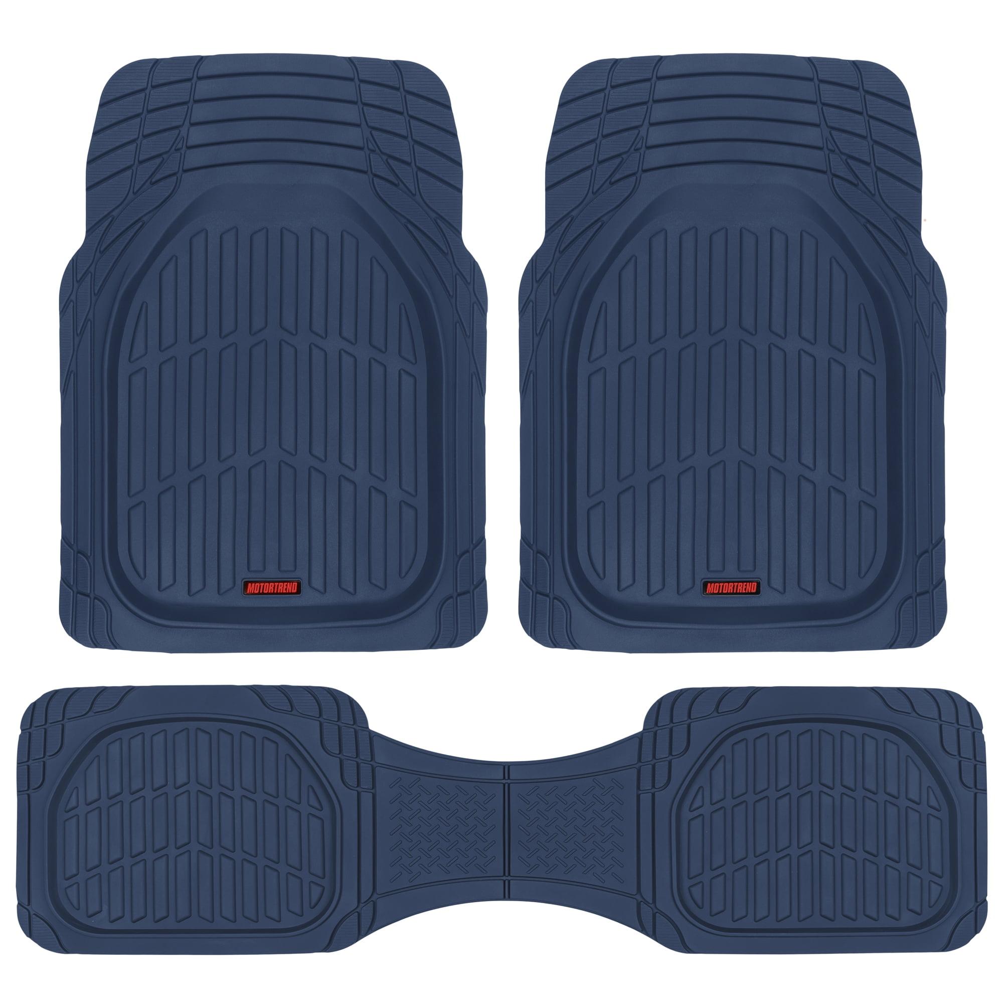 Motor Trend FlexTough Contour - Deep Dish Heavy Duty Rubber Car Floor Mats