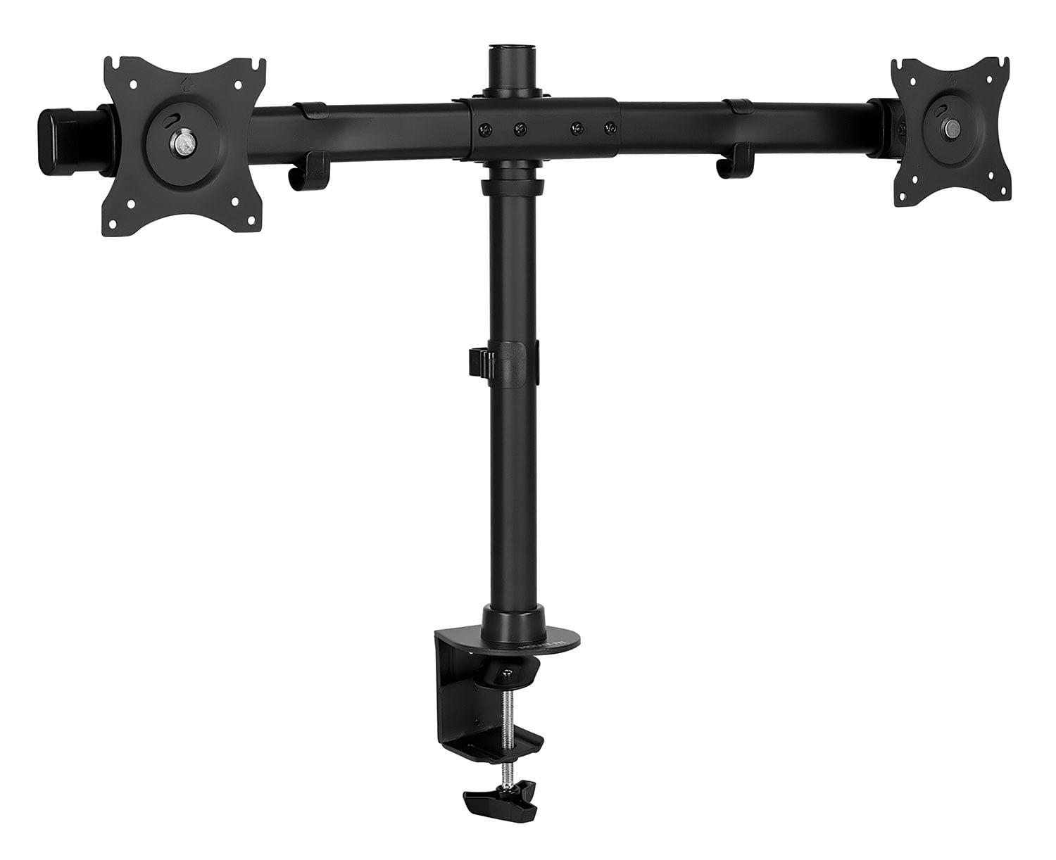 Mount-it Height Adjustable Universal 2 Screen Desk Mount