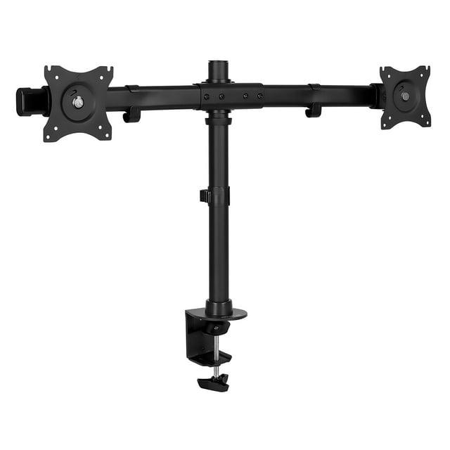 Mount-it Height Adjustable Universal 2 Screen Desk Mount