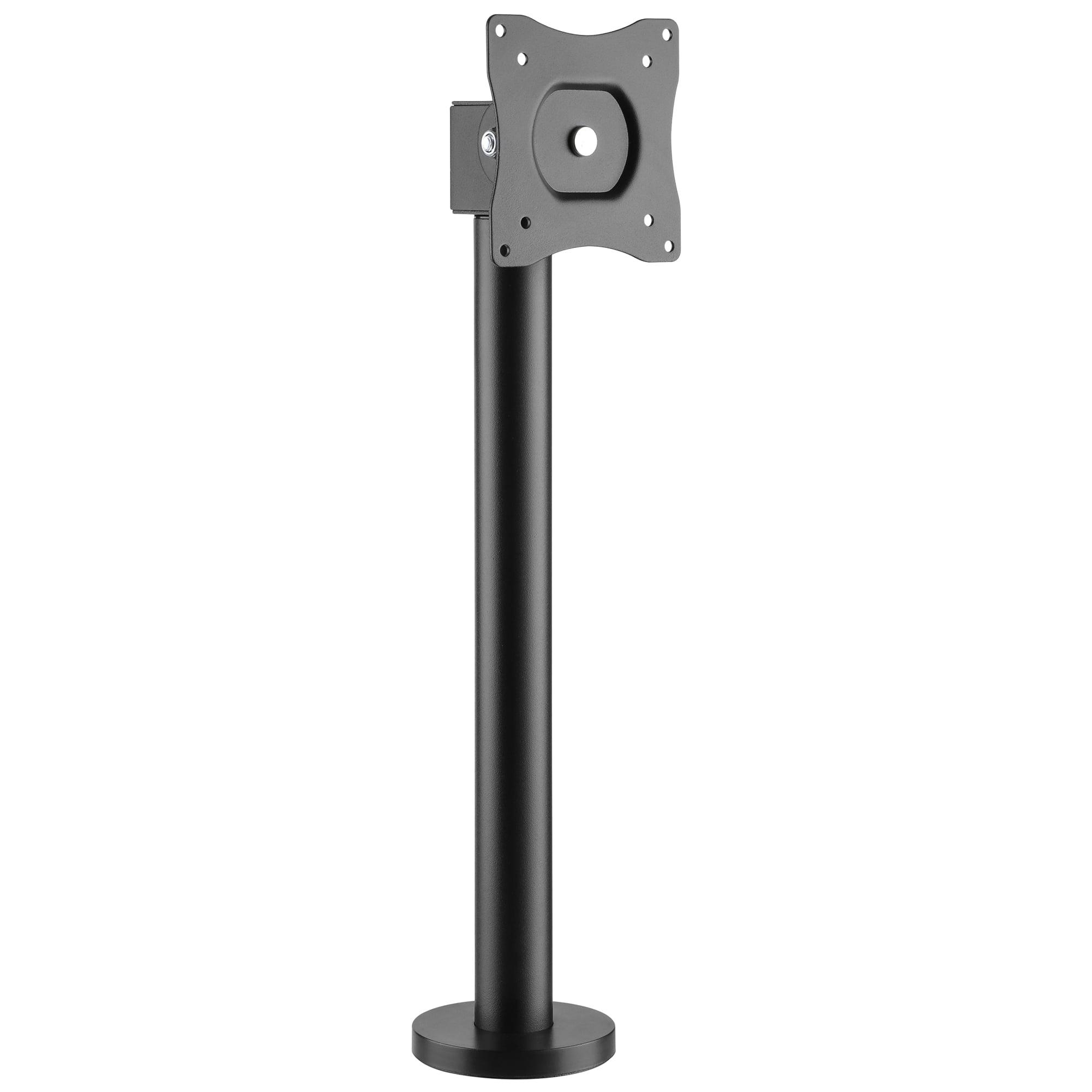 Black Adjustable POS Monitor Mount with Cable Management