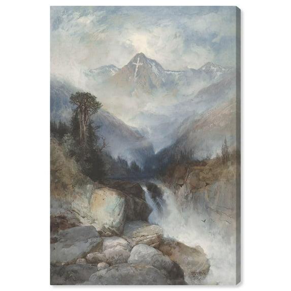 Art Remedy Mountain of Holy Cross Canvas Vintage Landscape Art by Art Remedy