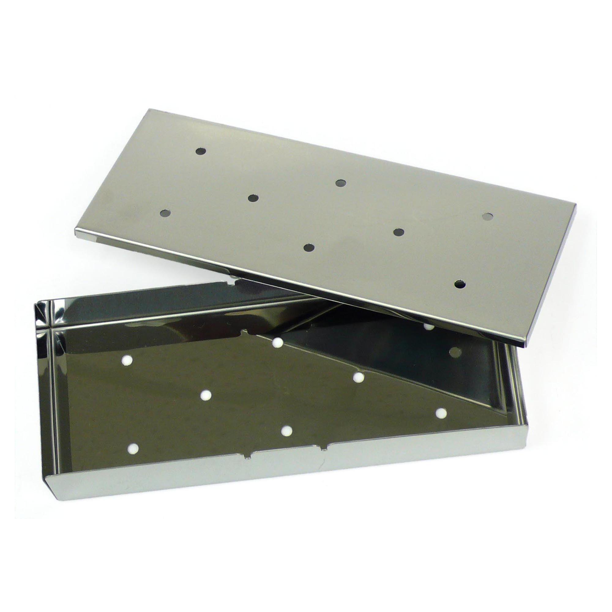 Stainless Steel Wood Chip Smoker Box for Grills