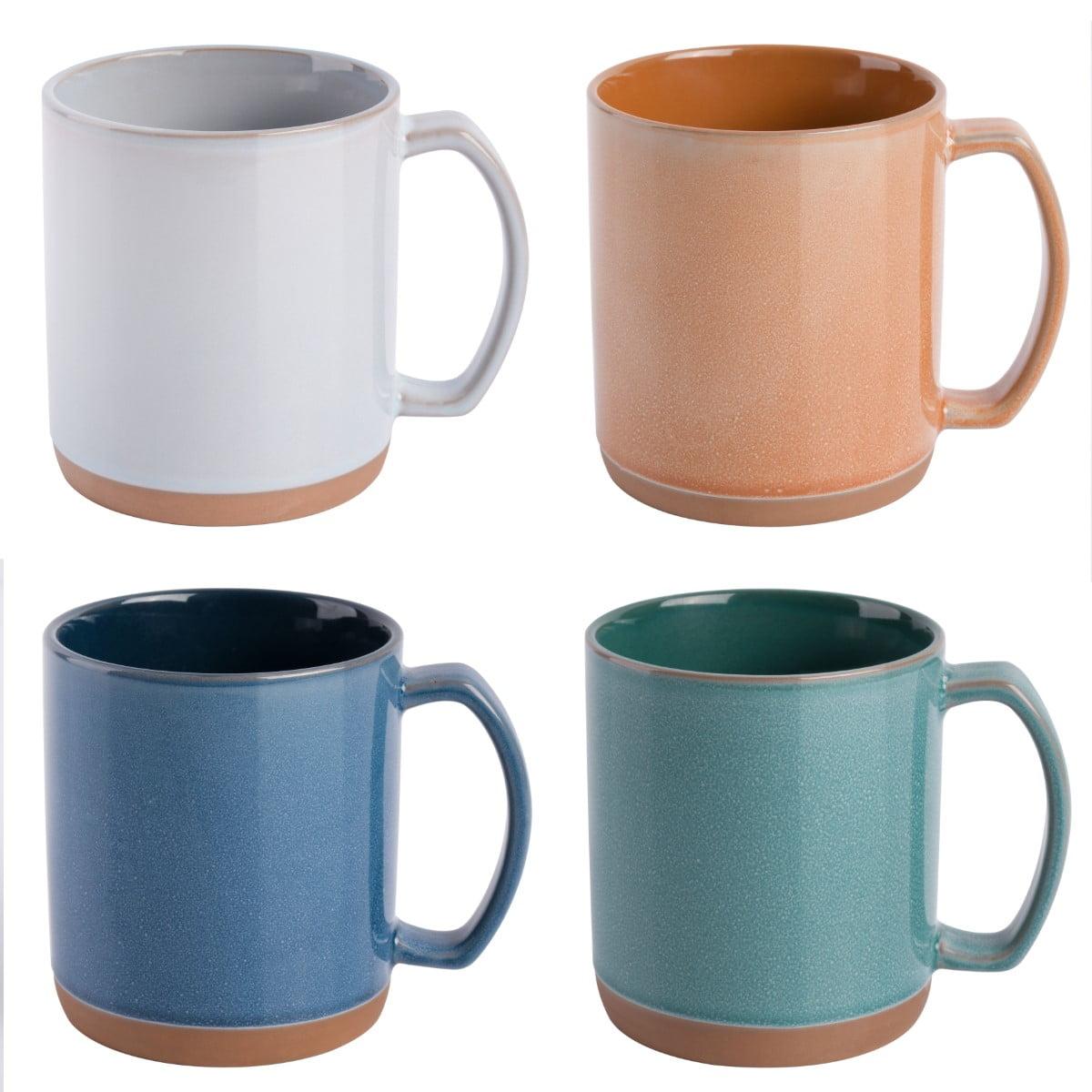 Mr. Coffee Dorsey 4 Piece Assorted Color Mug Set