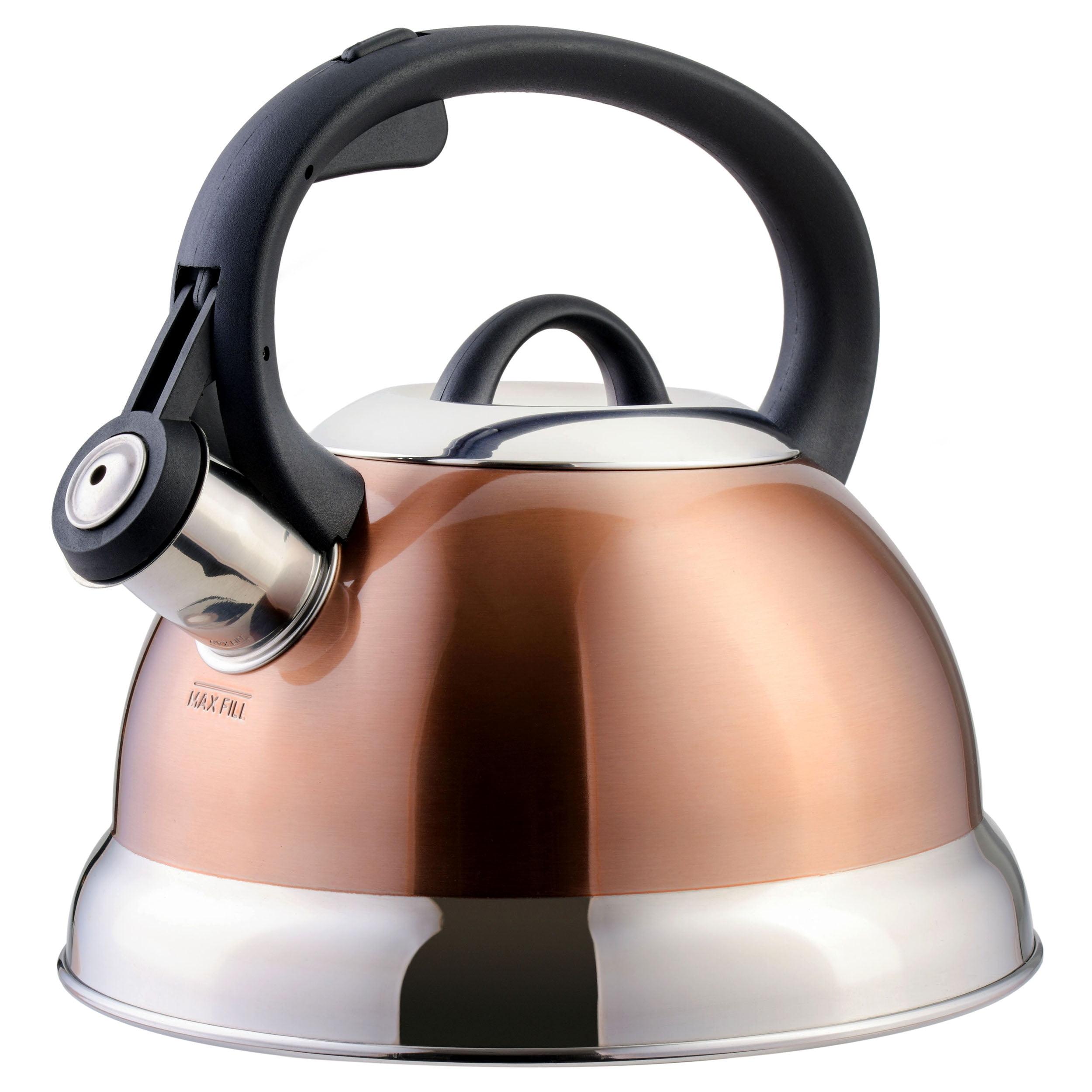 Mr. Coffee Mr. Coffee Flintshire 1.75 Quart Whistling Stovetop Tea Kettle In Blue