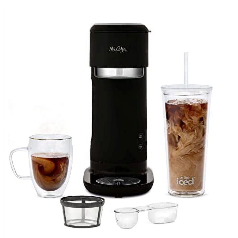 Mr. Coffee Black Single-Serve Iced and Hot Coffee Maker