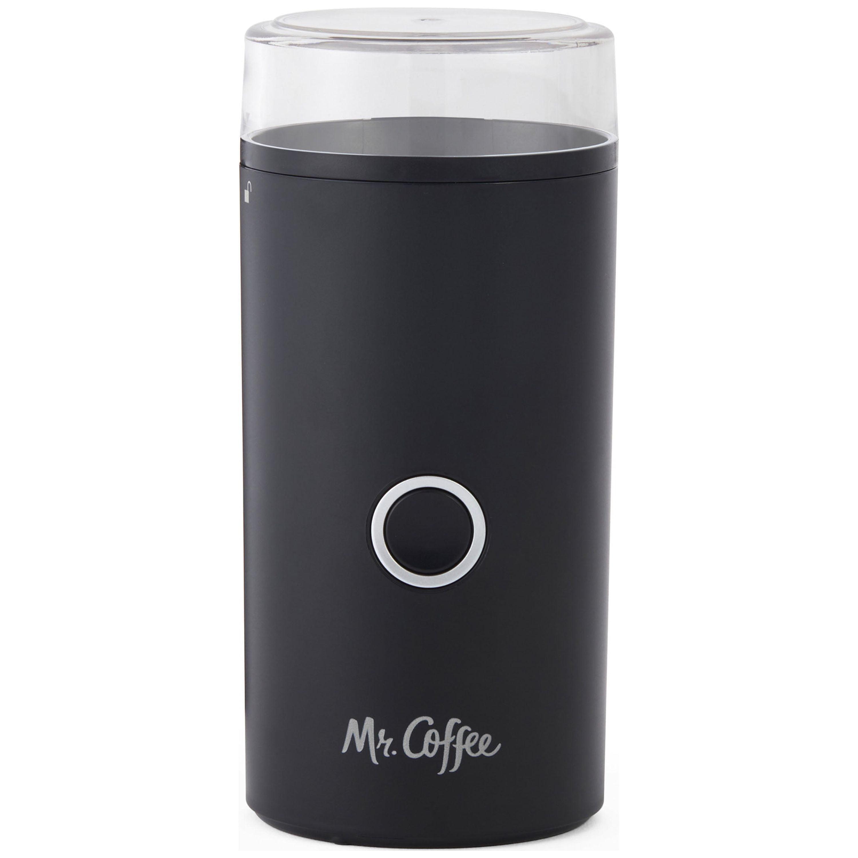 Mr. Coffee Black Stainless Steel 14-Cup Electric Coffee Grinder