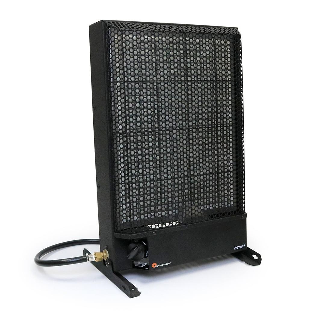 Black Metal Indoor Propane Catalytic Heater with Automatic Shut-off