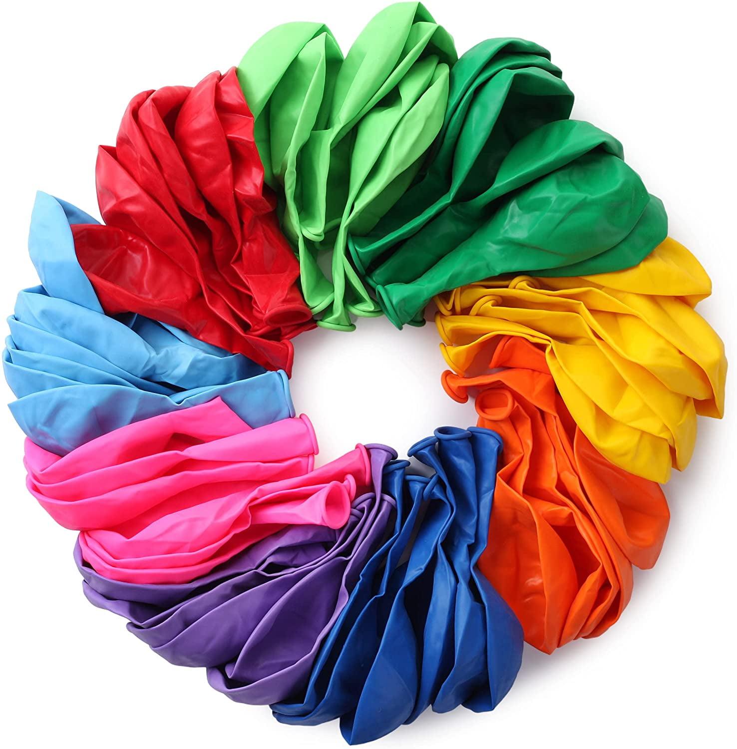 Mr. Pen- Balloons, 12 Inch, 54 Pack, Assorted Colors, Party Balloons, Rainbow Balloons, Latex Balloons, Balloons for Birthday Party