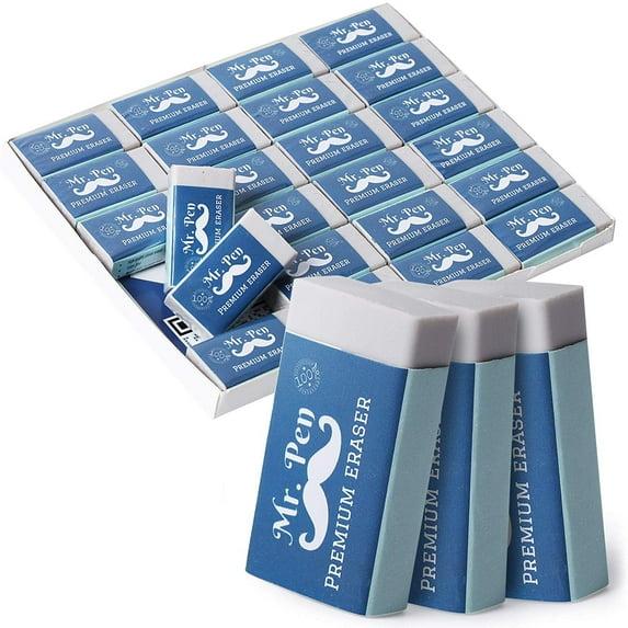 Mr. Pen- Erasers, Pack of 24, Premium Eraser, Pencil Erasers, White Eraser, Office Supplies