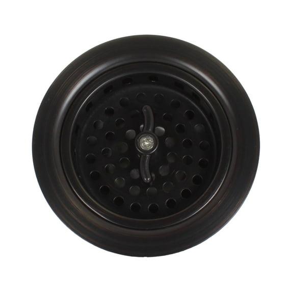 Mr. Scrappy 21-DSB-ORB Kitchen Sink Drain Assembly with Twist Lock Basket Strainer