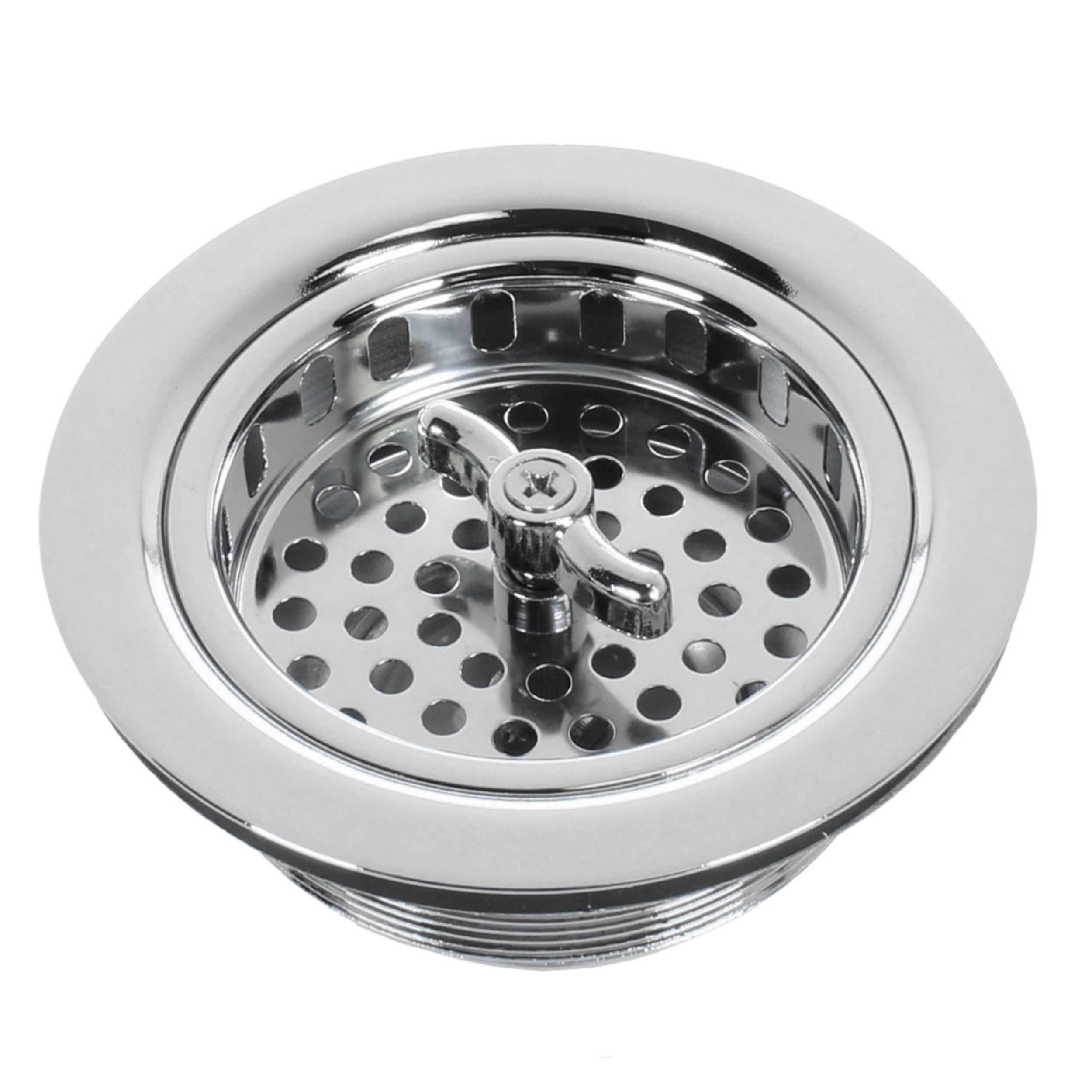 Mr. Scrappy 21-DSB-PC Kitchen Sink Drain Assembly with Twist Lock Basket Strainer