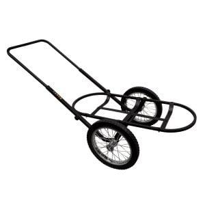 Muddy Mule Black Steel Game Cart with Rubber Wheels