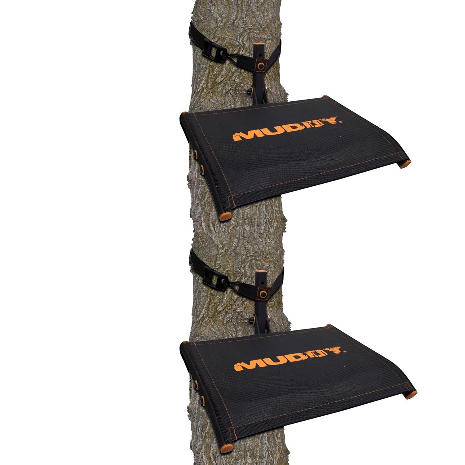 Muddy Ultra Soporte para Árbol de Caza con Correas de Trinquete (Paquete de 2)