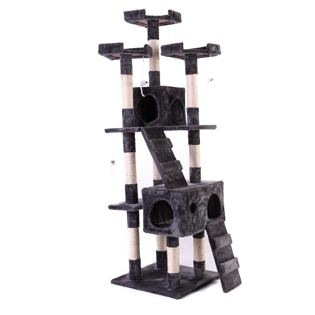 Tucker Murphy Pet™ Multi-Level Cat Tree Tower, Kitten Condo House With Scratching Posts