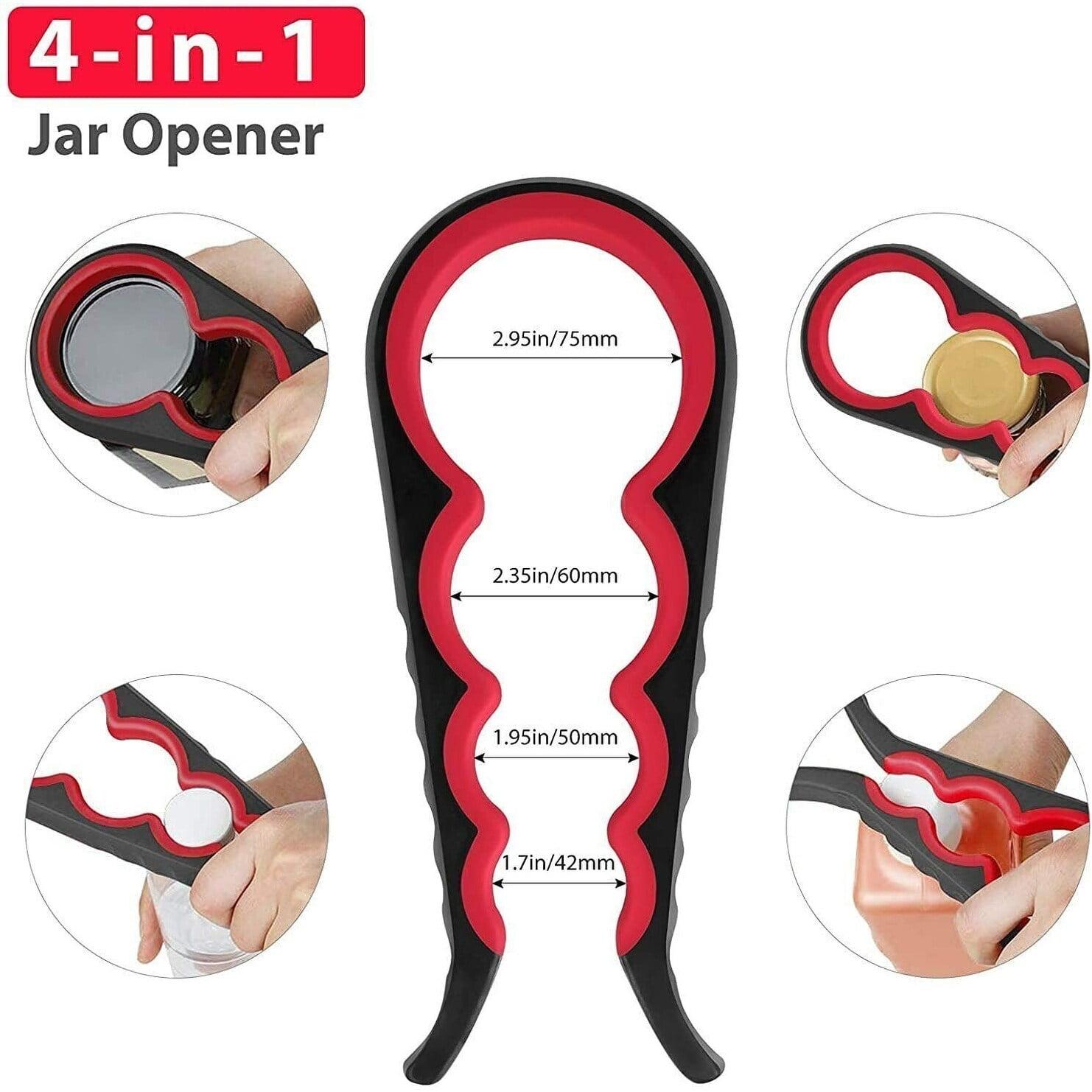 Multifunctional Jar Opener Red