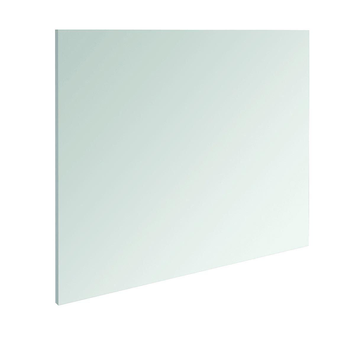 Murano Floating Wood Frame Bathroom Vanity Mirror 35.4" Gray