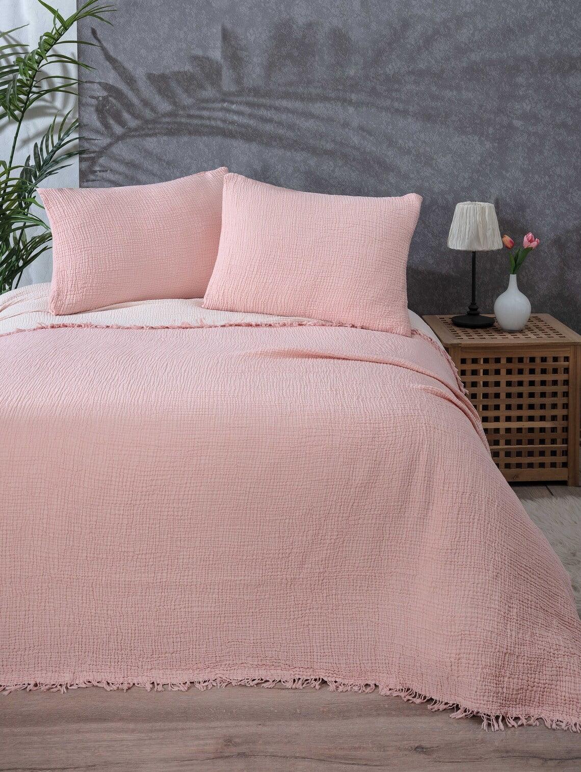 sussexhome Muslin Cotton Coverlet