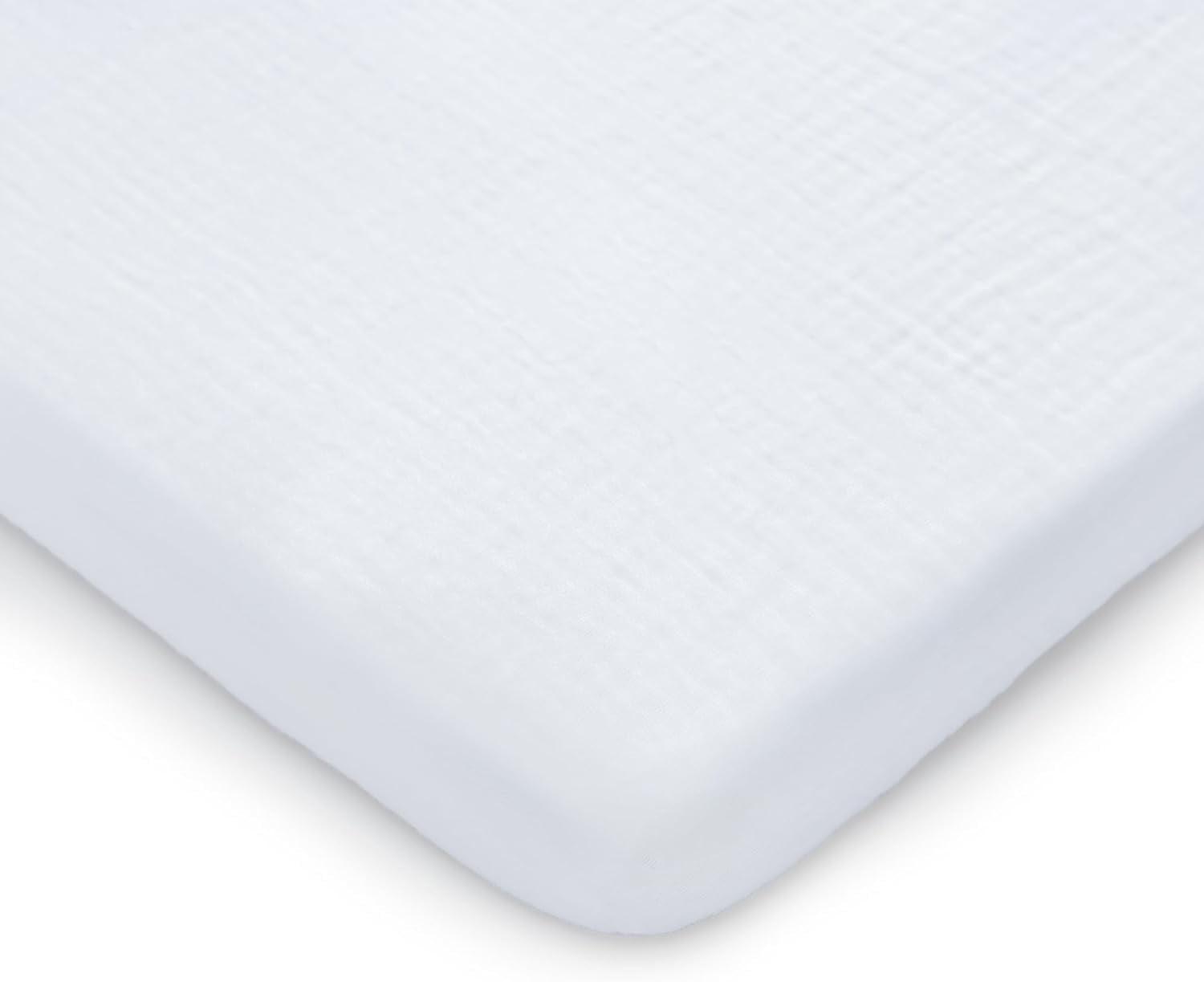 Comfy Cubs Fiited Sheets Cotton Blend Fitted Bassinet Sheet
