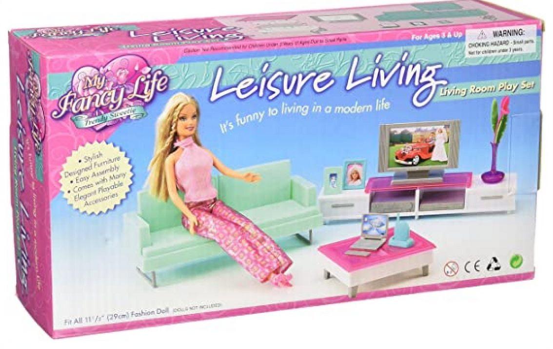 Leisure Living Dollhouse Family Room Furniture Set