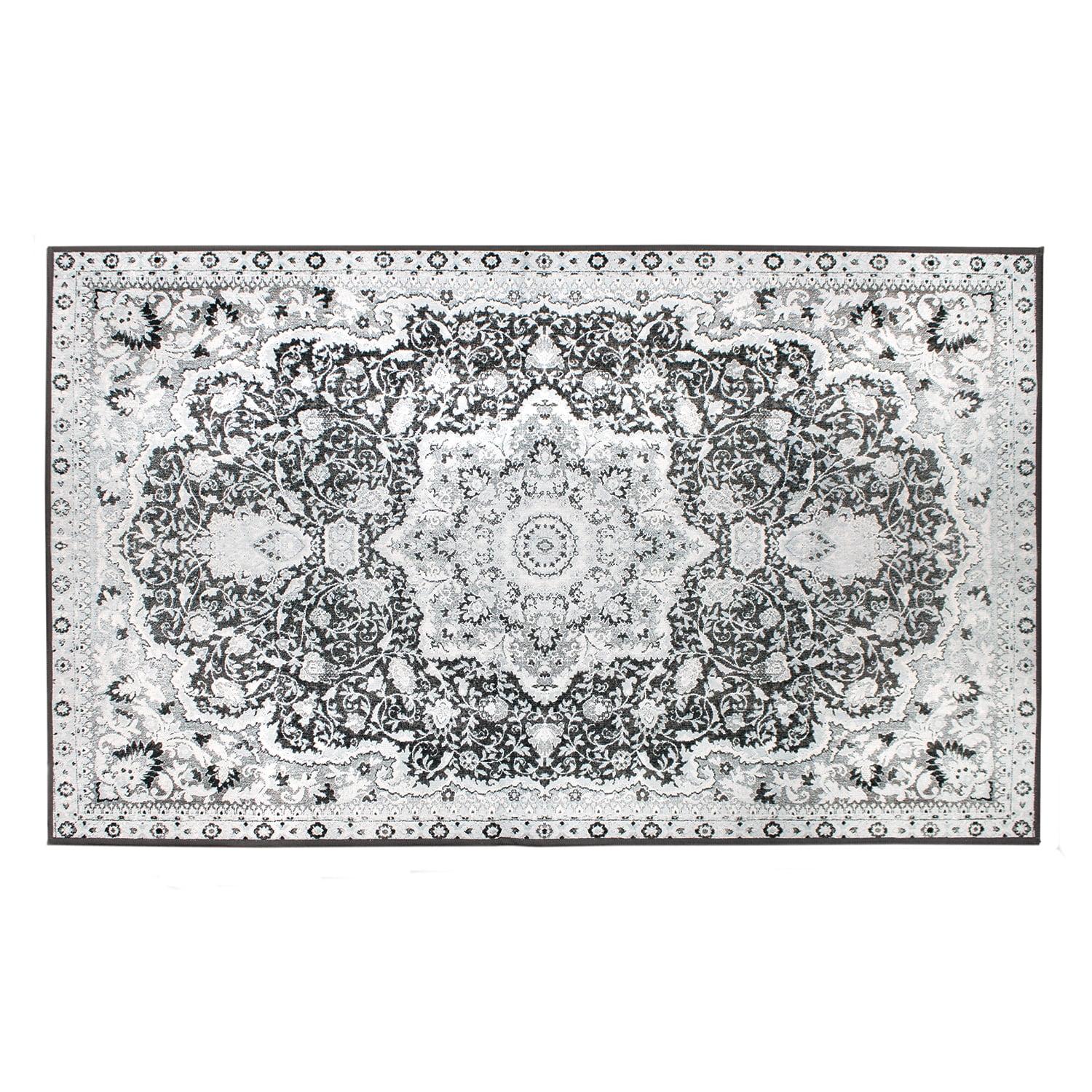 My Magic Carpet Parviz Grey Oriental Flatweave Gray Area Rug & Reviews | Wayfair