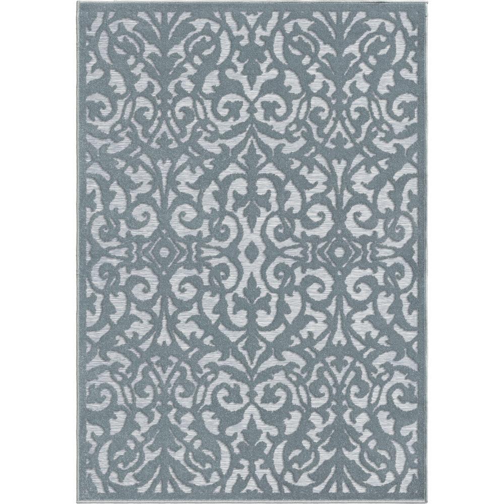 My Texas House Ladybird Harbor Blue High Low Indoor Outdoor Area Rug